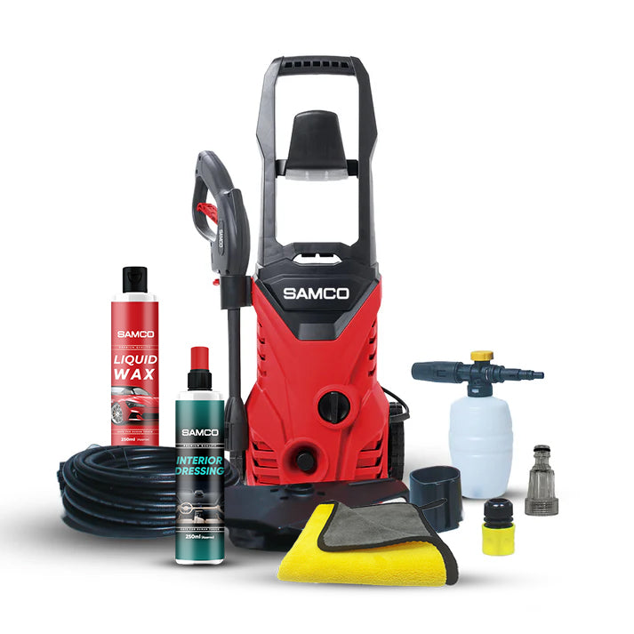 High Pressure Washer 1600 Watts (130 Bar) with Ultimate Shine Bundle