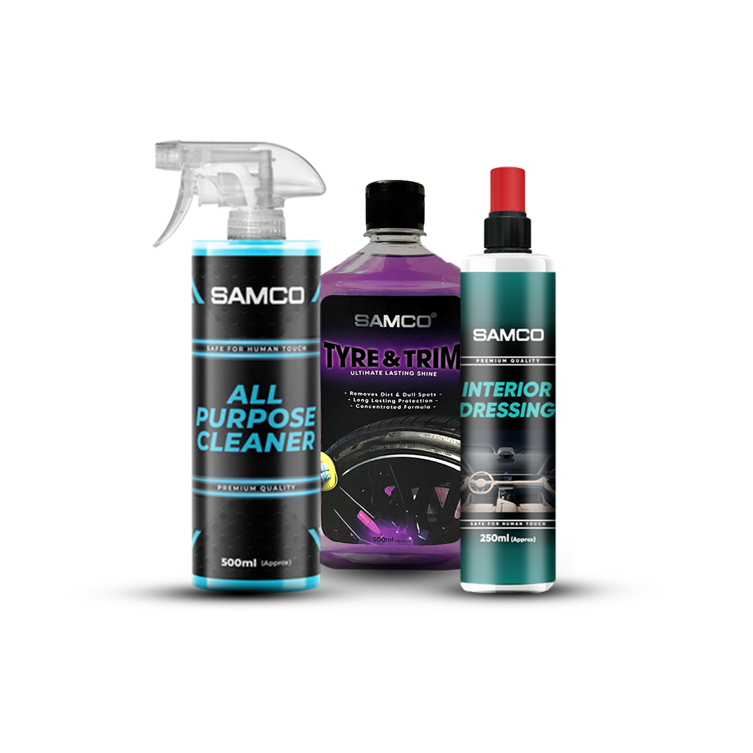 Samco APC + Interior Dressing + Tyre Trim
