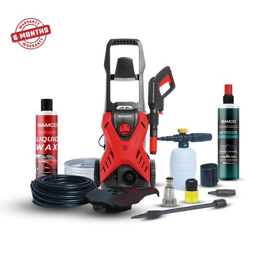 High Pressure Washer 1600 Watts (130 Bar) with Ultimate Shine Bundle