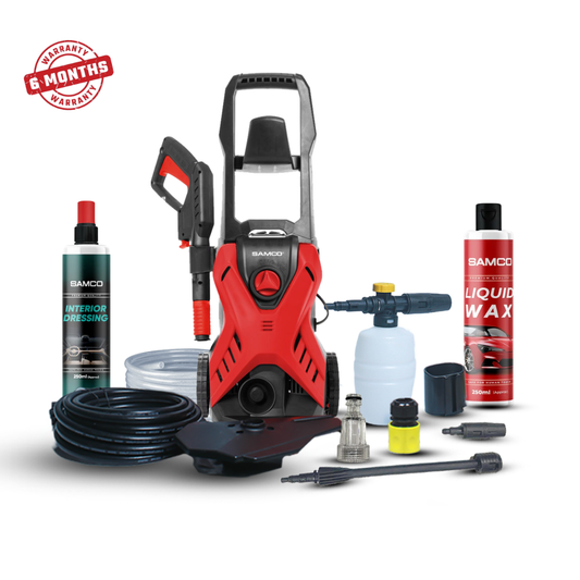 High Pressure Washer 1400 Watts (110 Bar) with Ultimate Shine Bundle