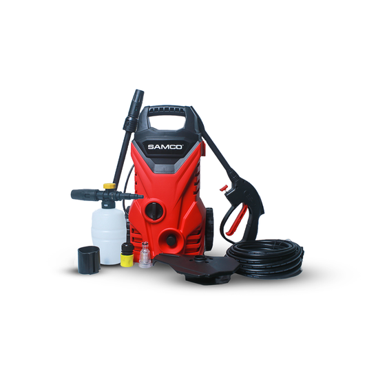 High Pressure Washer 1400 Watts - 110 Bar with Foaming Canon - Samco Pakistan