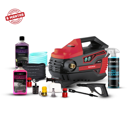 Induction Motor Pressure Washer 1800 Watts (150 Bar) with Ultimate Car Care Bundle