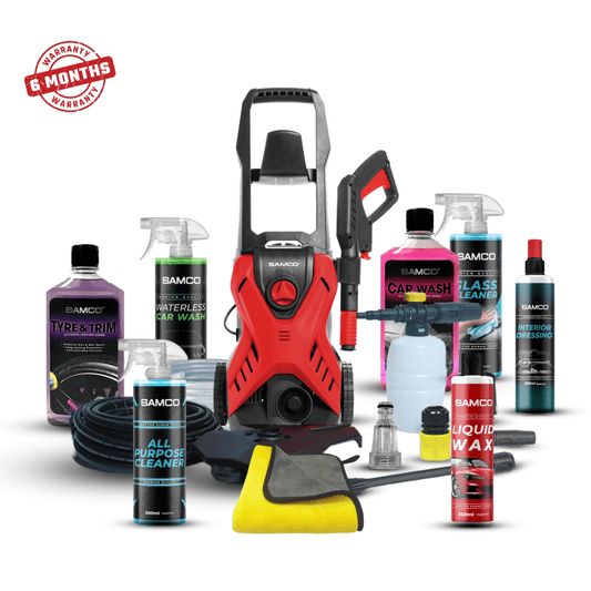 High Pressure Washer 1600 Watts (130 Bar) with 8 in 1 Kit - Samco Pakistan