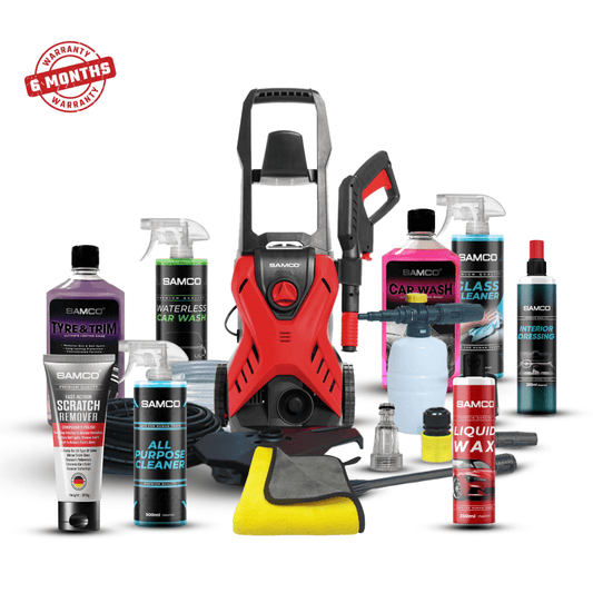High Pressure Washer 1600 Watts (130 Bar) with 9 in 1 Kit - Samco Pakistan