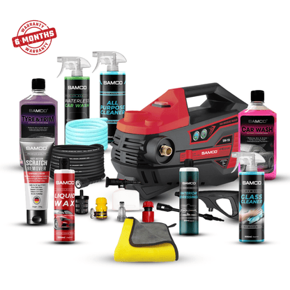 Induction Motor Pressure Washer 1800 Watts (150 Bar) with 9 in 1 kit - Samco Pakistan