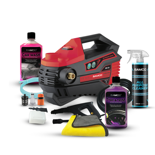 Induction Motor Pressure Washer 1800 Watts (150 Bar) with Ultimate Car Care Bundle