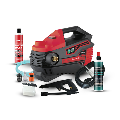 Induction Motor Pressure Washer 1800 Watts (150 Bar) with Ultimate Shine Bundle