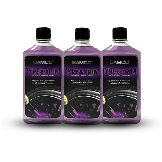 Pack of 3 Samco Tyre & Trim Gel - 500ml - Samco Pakistan