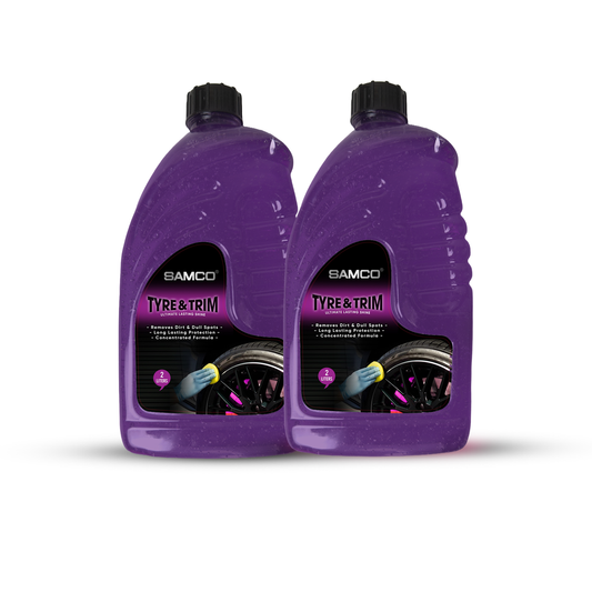 Pack of 2 Samco Tyre & Trim Gel - 2 Litres - Samco Pakistan