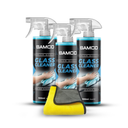 Pack of 3 Samco Glass Cleaner - 500ml with Microfibre Towel
