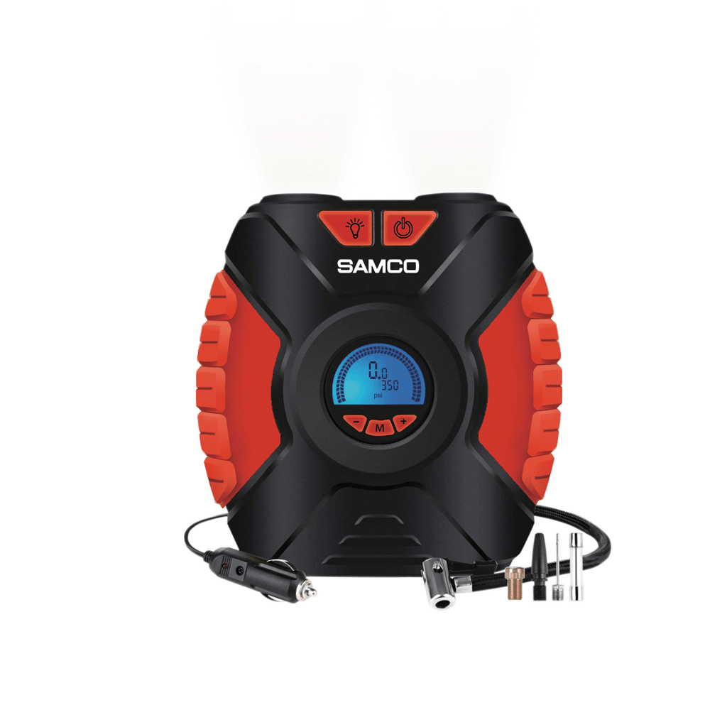 Samco Digital Tyre Inflator with LED light - SM1618 - Samco Pakistan