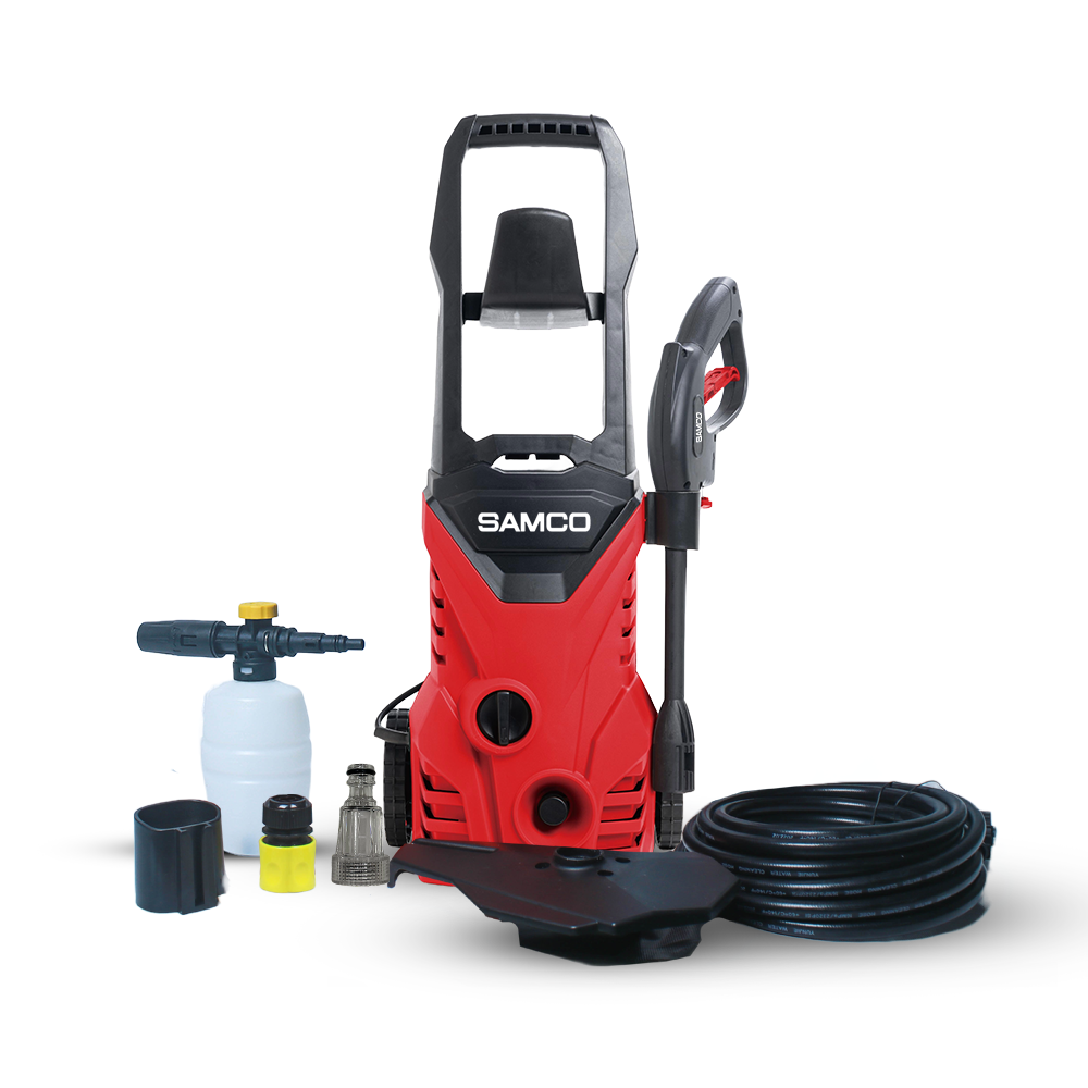 High Pressure Washer 1400 Watts - 110 Bar with Foaming Canon - Samco Pakistan