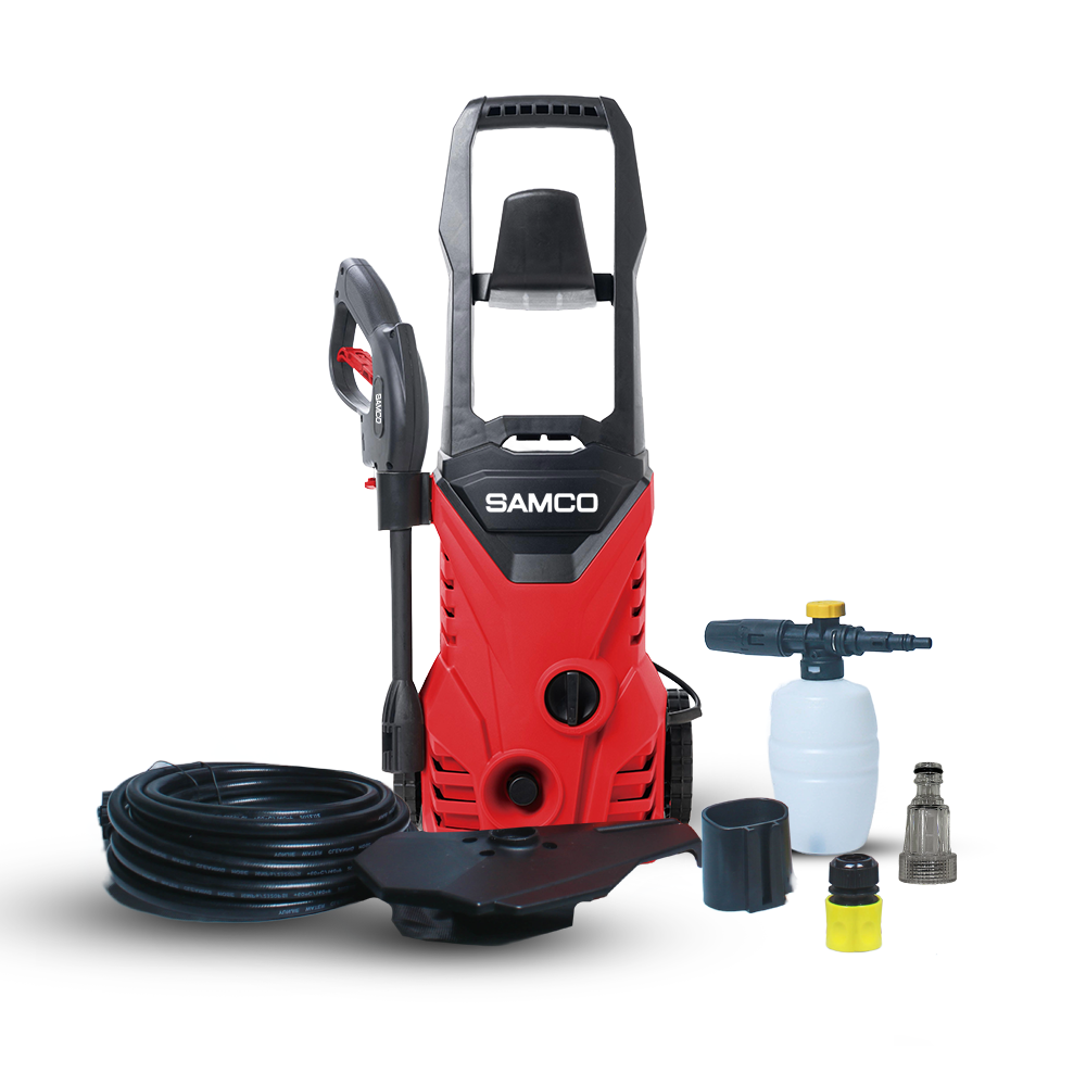 High Pressure Washer 1600 Watts - 130 Bar with Foaming Canon - Samco Pakistan