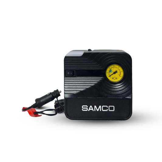 Samco Car Aircompressor/Tyre Inflator with LED Light - SM03 - Samco Pakistan